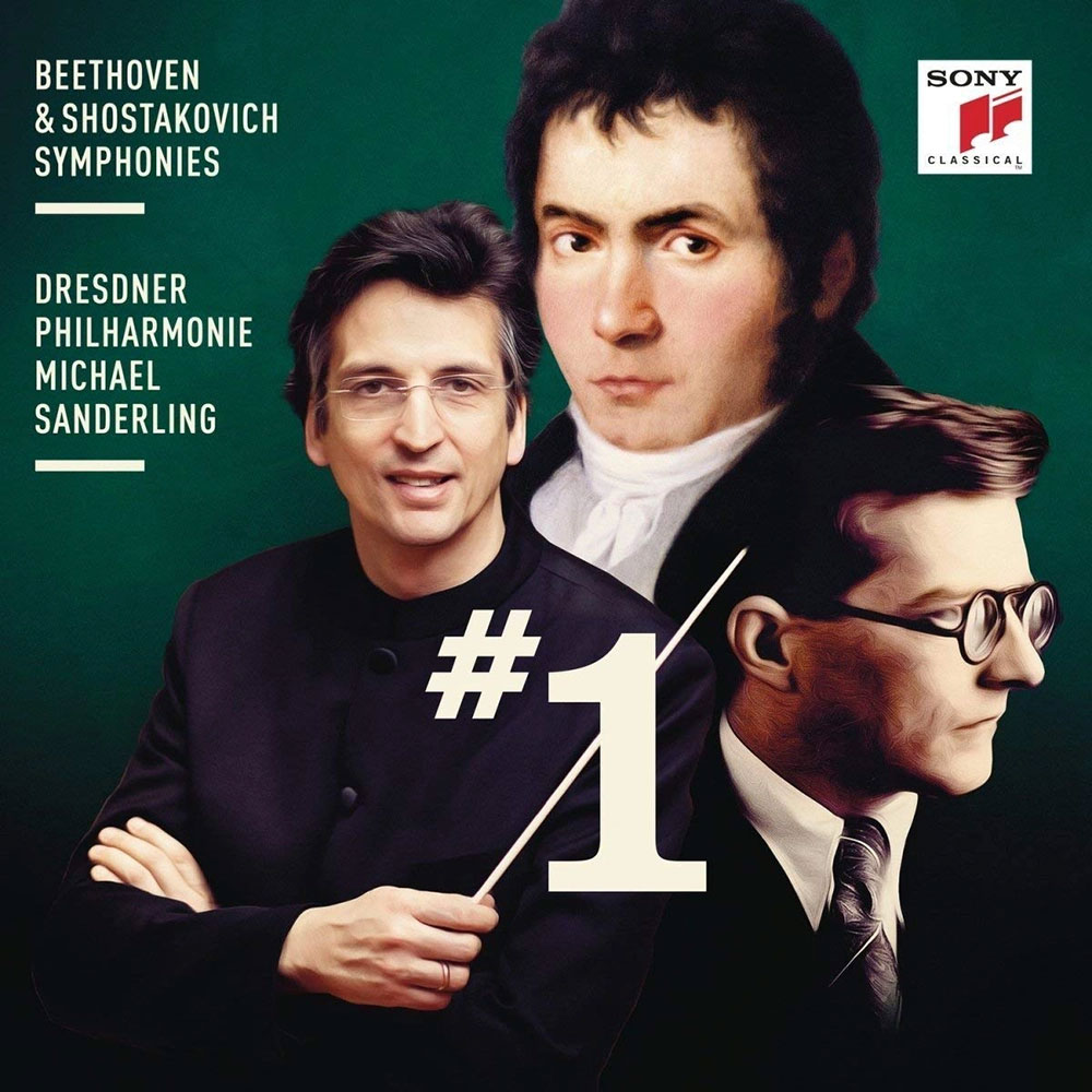 Michael Sanderling – Beethoven: Symphony No. 1, Shostakovich: Symphony No. 1, Dresden Philharmonic, CD
